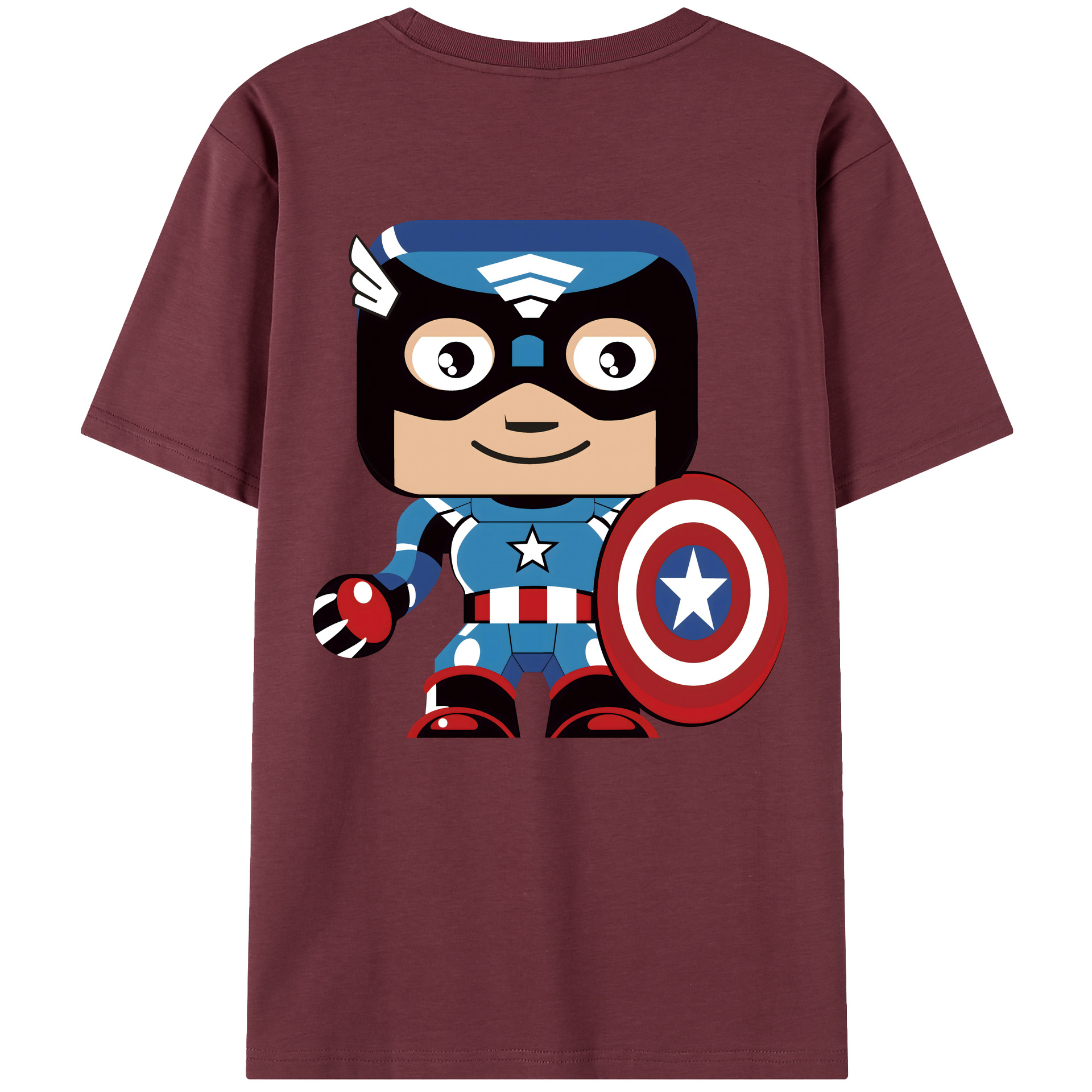 （画像用） アベンジャーズ The Avengers 綿100％半袖Tシャツ（背面プリント）